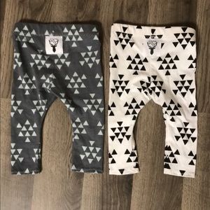 2 pairs handmade baby pants